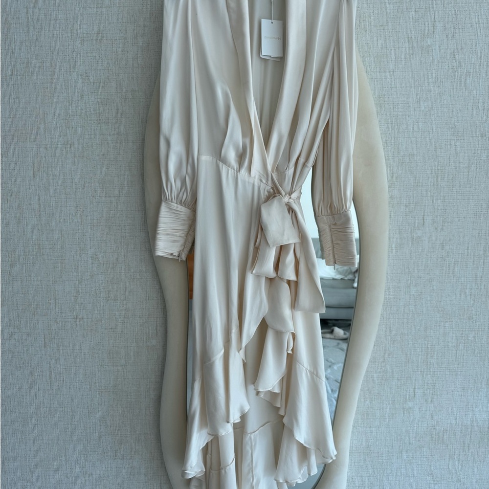 Zimmermann Cream High Low Dress never used just bought it new size 2
